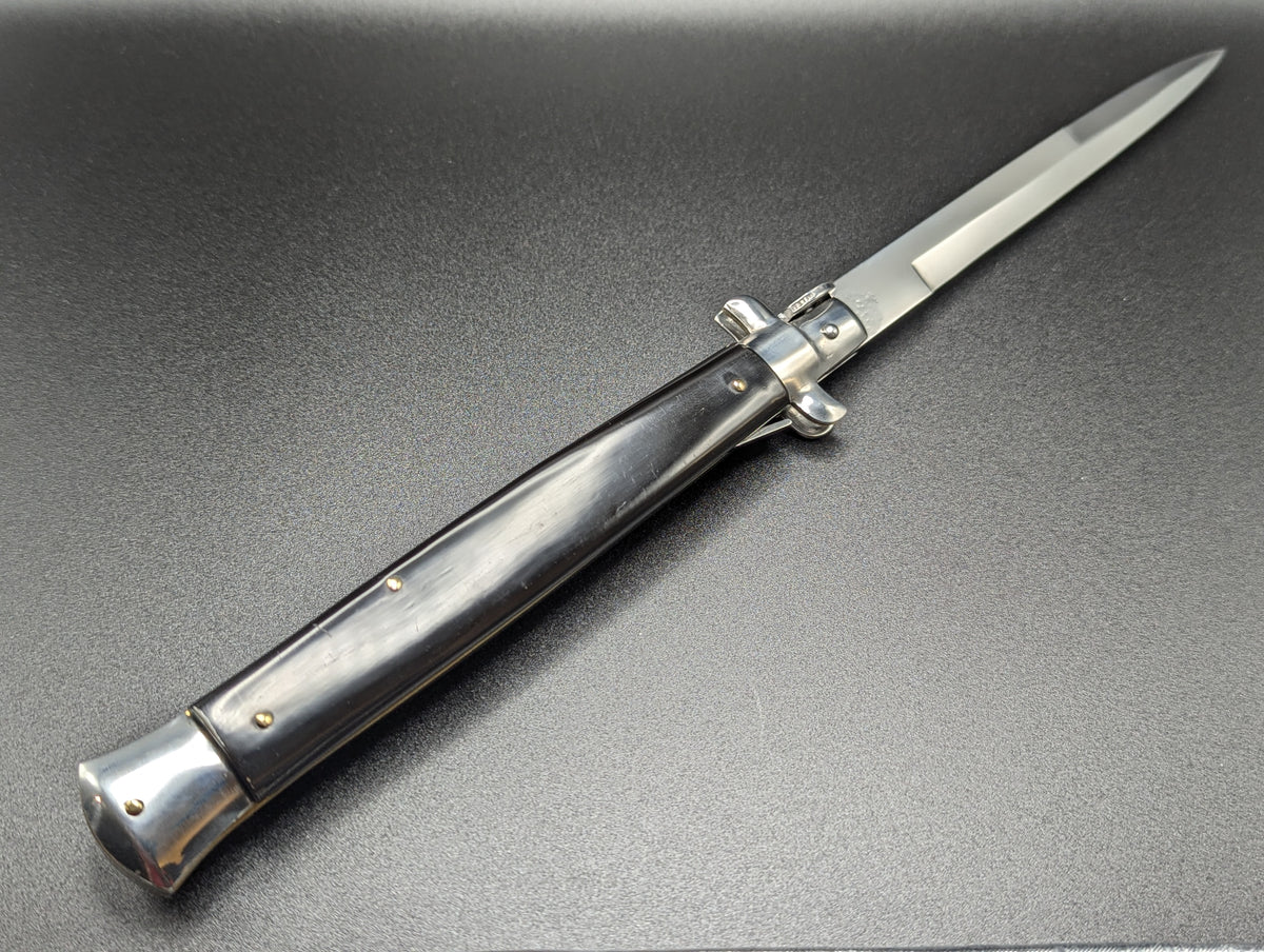 13" FRANK BELTRAME BUFFALO HORN ITALIAN STILETTO