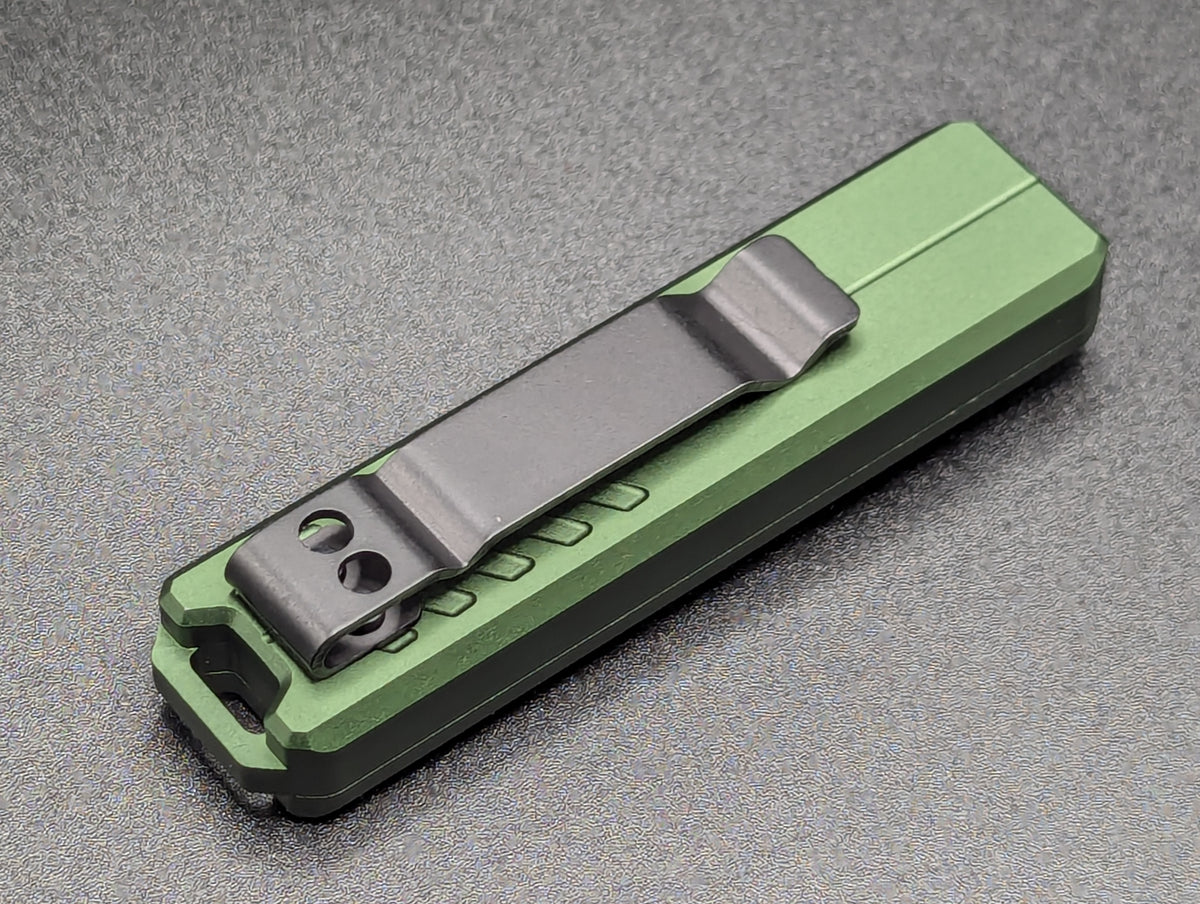 5.25" MINI D/A OTF SCALPEL KNIFE GREEN