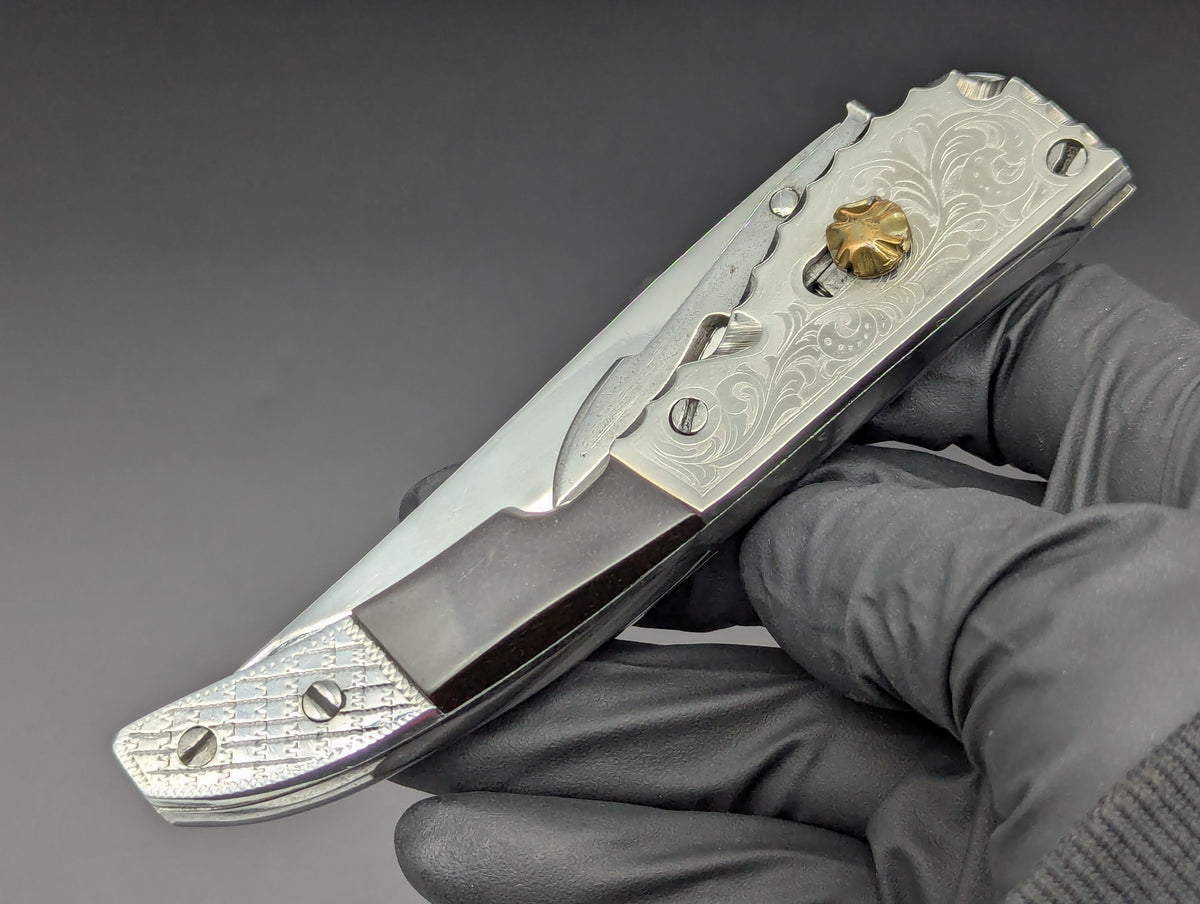 80's Soviet Era Russian Prison Swinguard Switchblade Knife