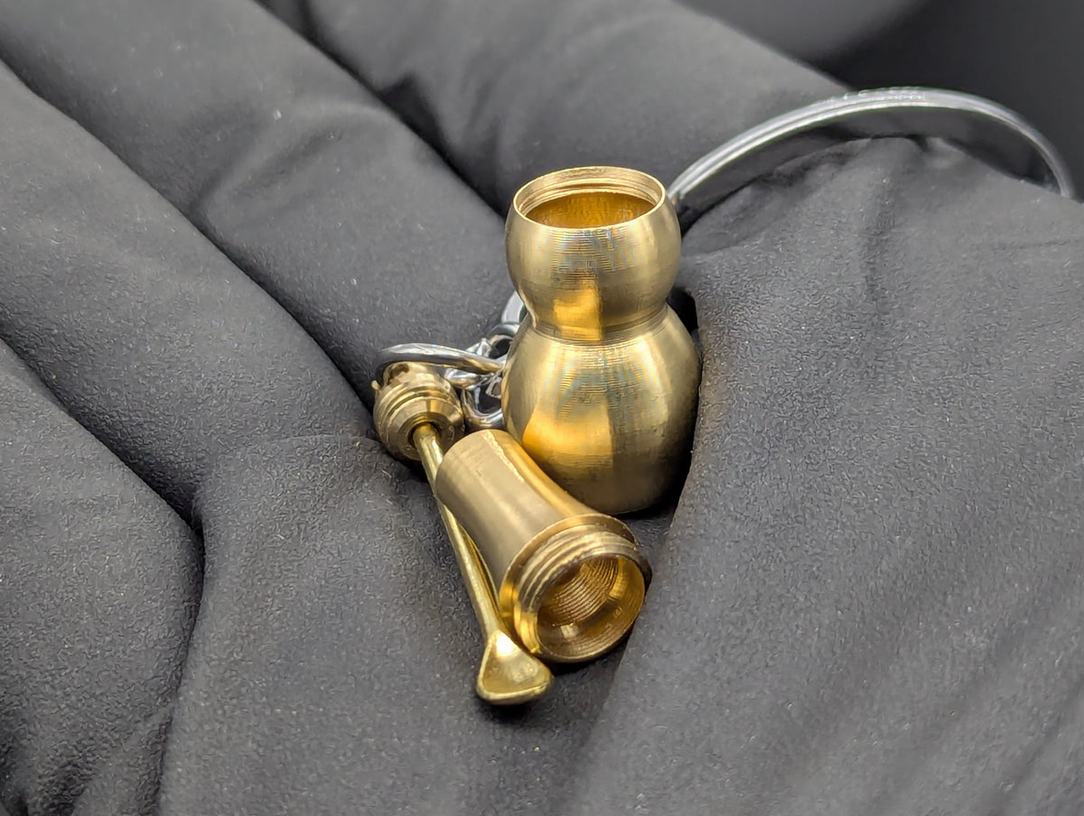 HIDDEN TOOTSKI SPOON AND GOURD JAR PARTY KEYRING