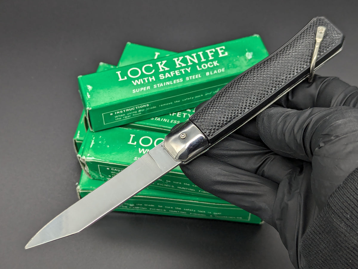 80's NOS GERMAN AUTO CLONE LOCKING AUTOMATIC KNIFE