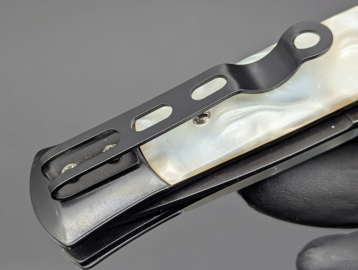 TACTICAL PEARL MILANO DIABLO STILETTO SWITCHBLADE KNIFE