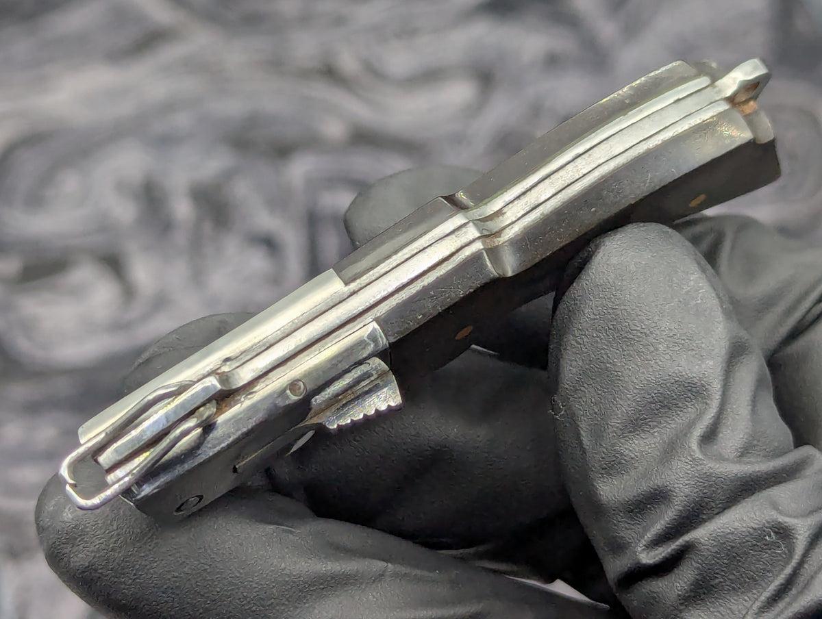 5.5" Mini Rifle Stock RPK Vintage Russian Switchblade Knife