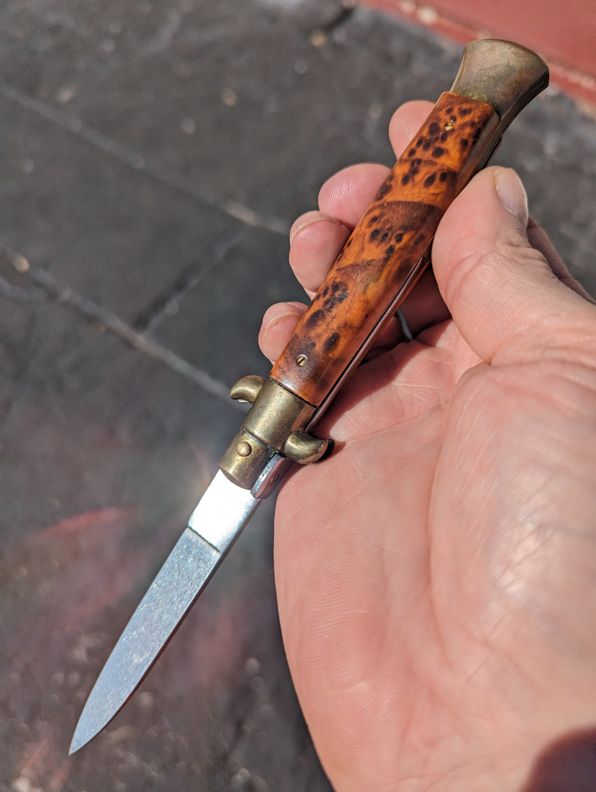 8" NEW OLD STOCK VINTAGE "LINDER" ITALIAN STILETTO