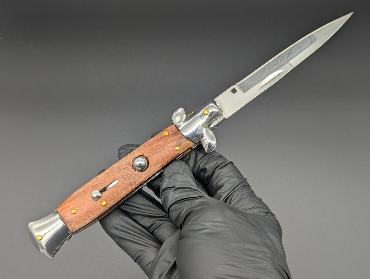 9.5" NATURAL WOOD ITALIAN STYLE STILETTO