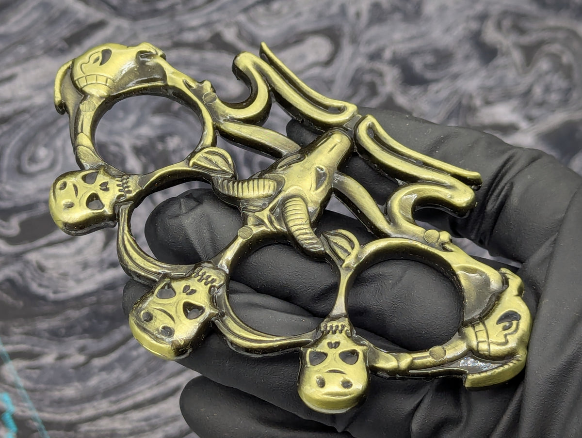Demon Skull Four Stall Knuckle Duster