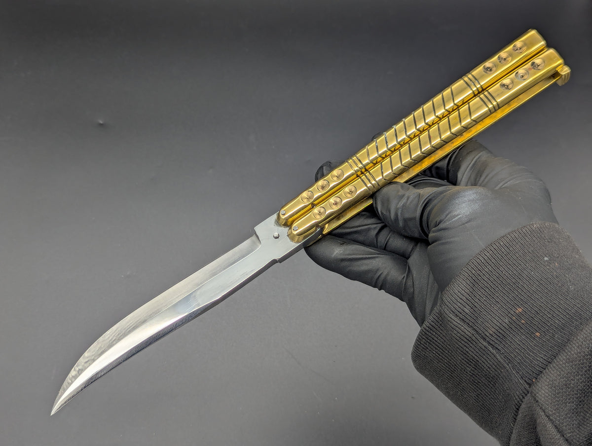 394G ULTRA HEAVYWEIGHT PHILIPPINES HANDMADE BALISONG 2T CLIP