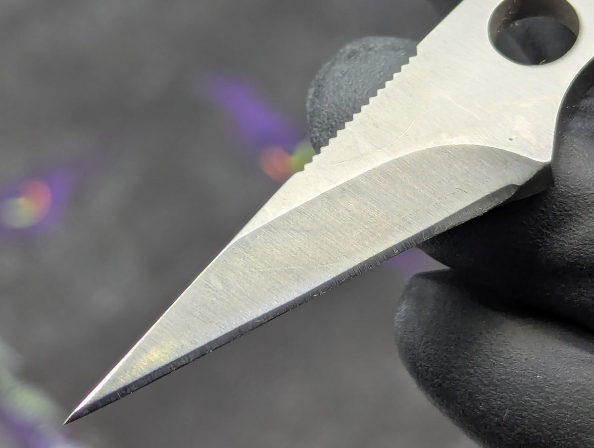 3.5" HARDENED STEEL SPIKE MINI NECK KNIFE w/ SHEATH