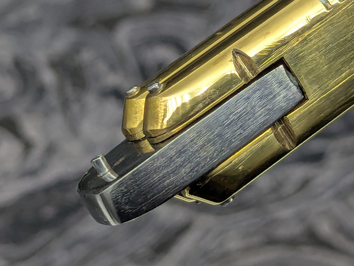 11" Clip Point Brass Batangas Philippines Handmade Balisong