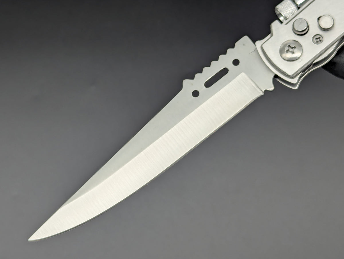 XL RIFLE FLASHLIGHT AUTOMATIC KNIFE ROSEWOOD
