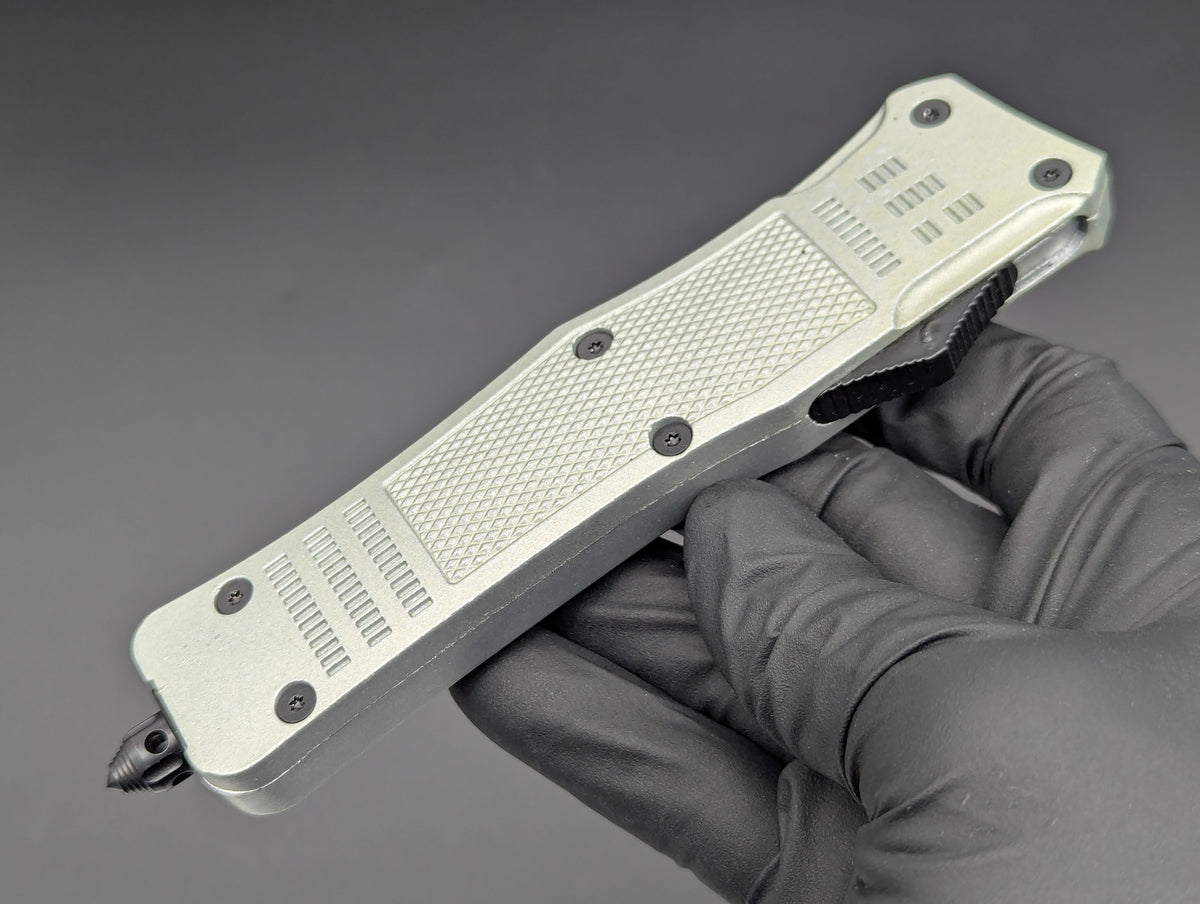 SILVER SHADOW D/A OTF KNIFE RAMBO CLIP