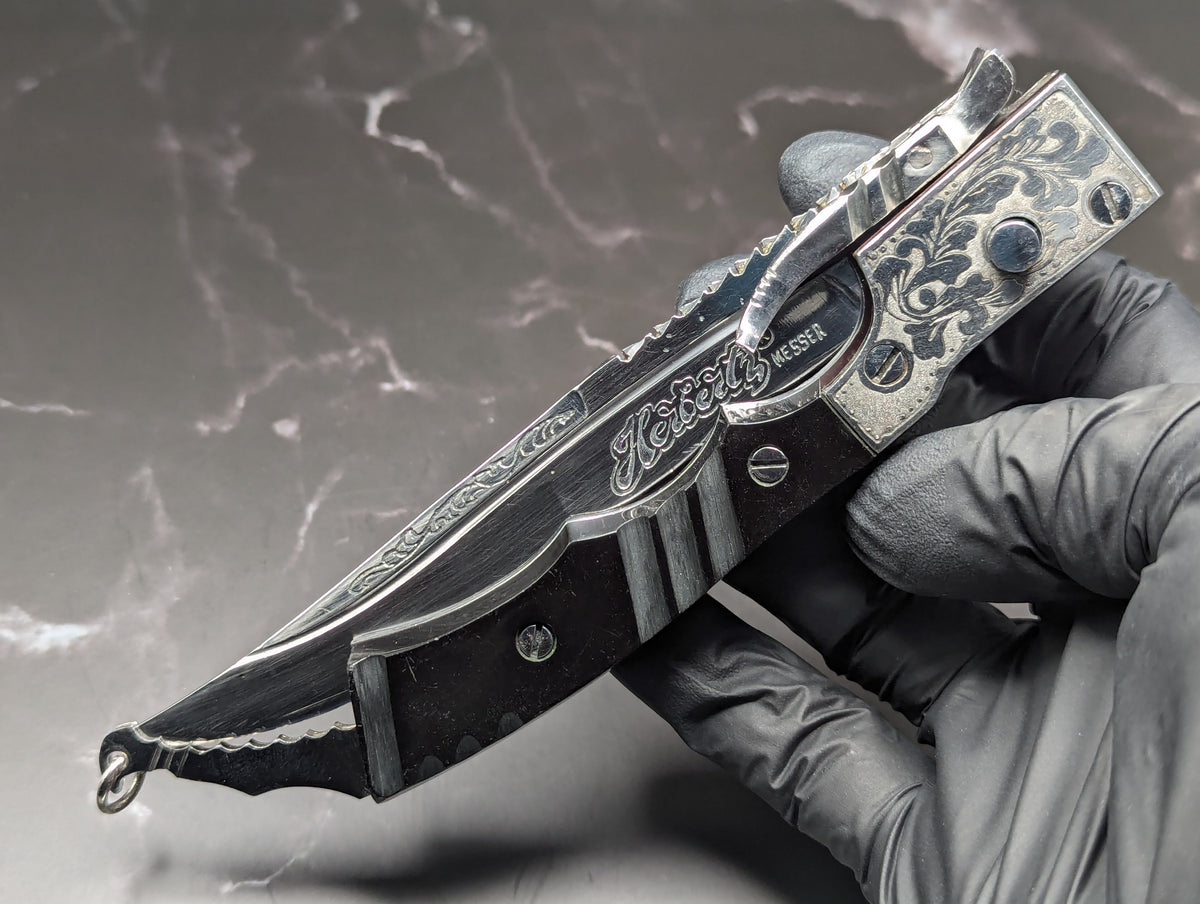 RUSSIAN PRISON MADE SWINGUARD SWITCHBLADE KNIFE "HERBERTZ GERMANY"