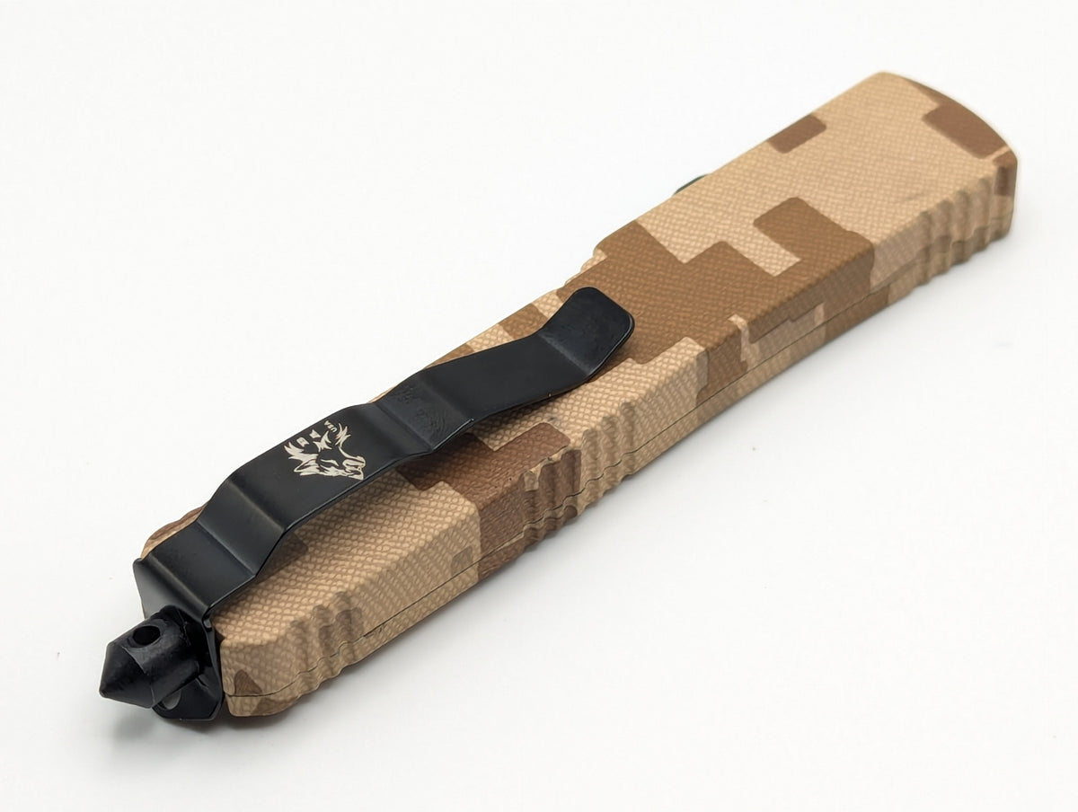 8.5" DIGI CAMO HELL RAISER D/A OTF KNIFE