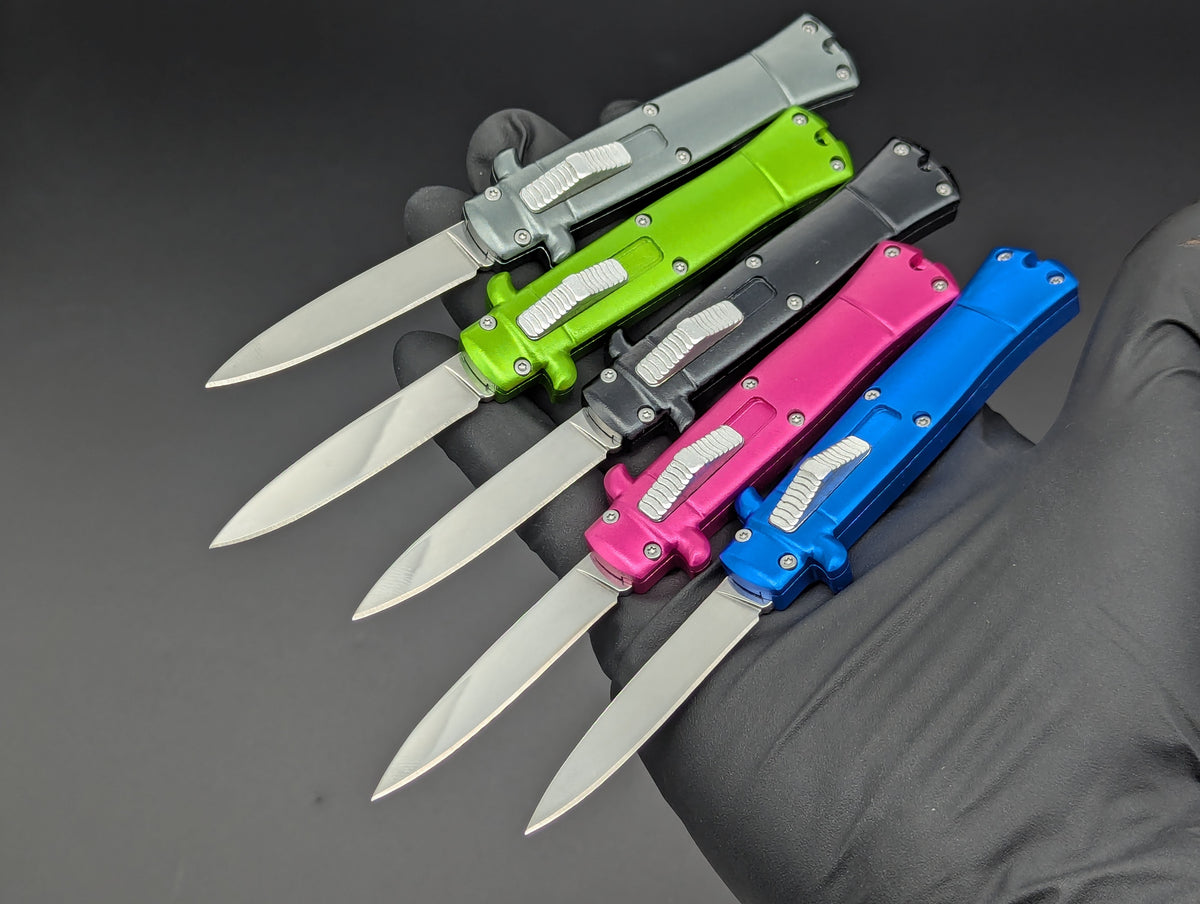 3.25" BLACK MINI D/A OTF KNIFE