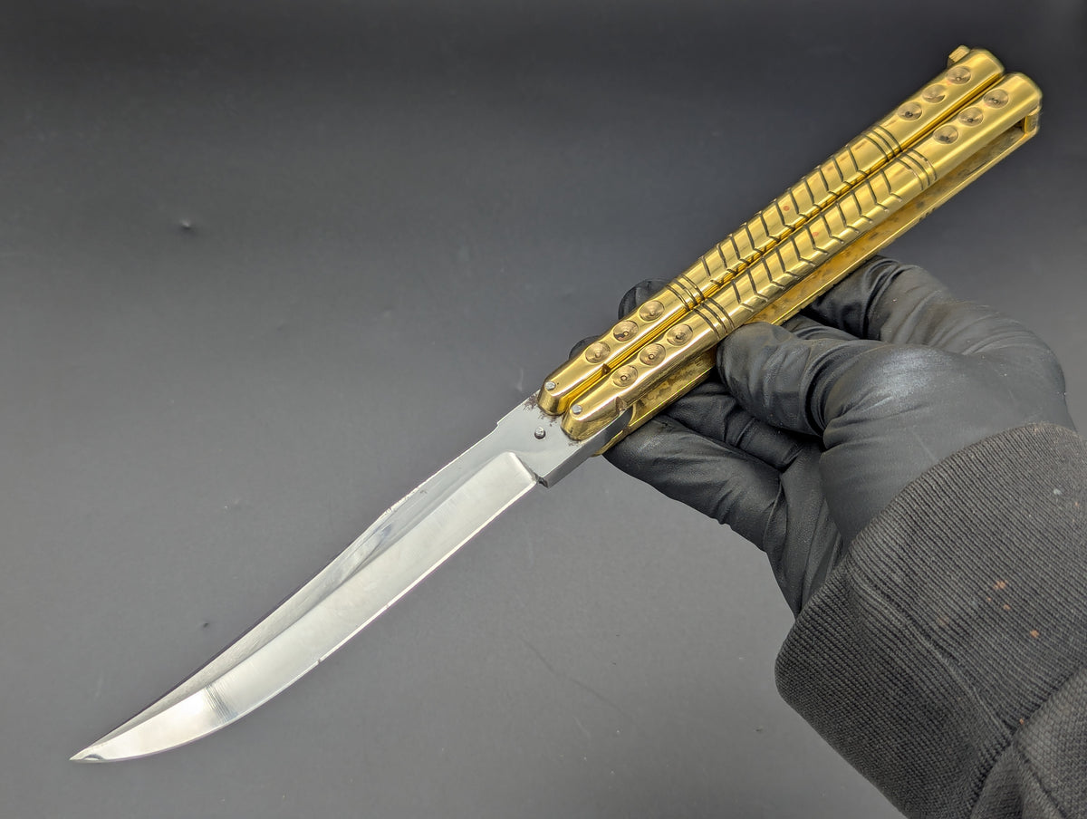 394G ULTRA HEAVYWEIGHT PHILIPPINES HANDMADE BALISONG 2T CLIP