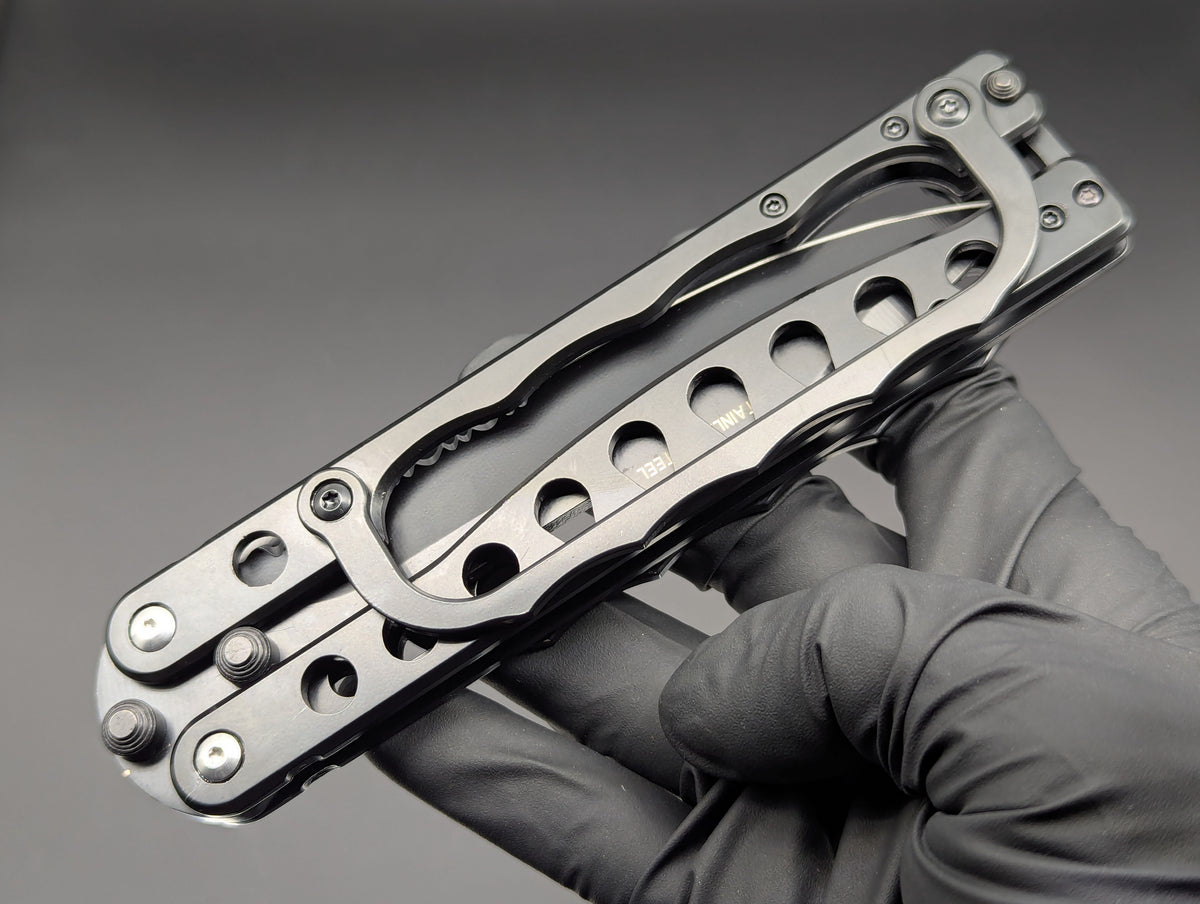 Super Knife Black Trench Balisong Zombie Killer