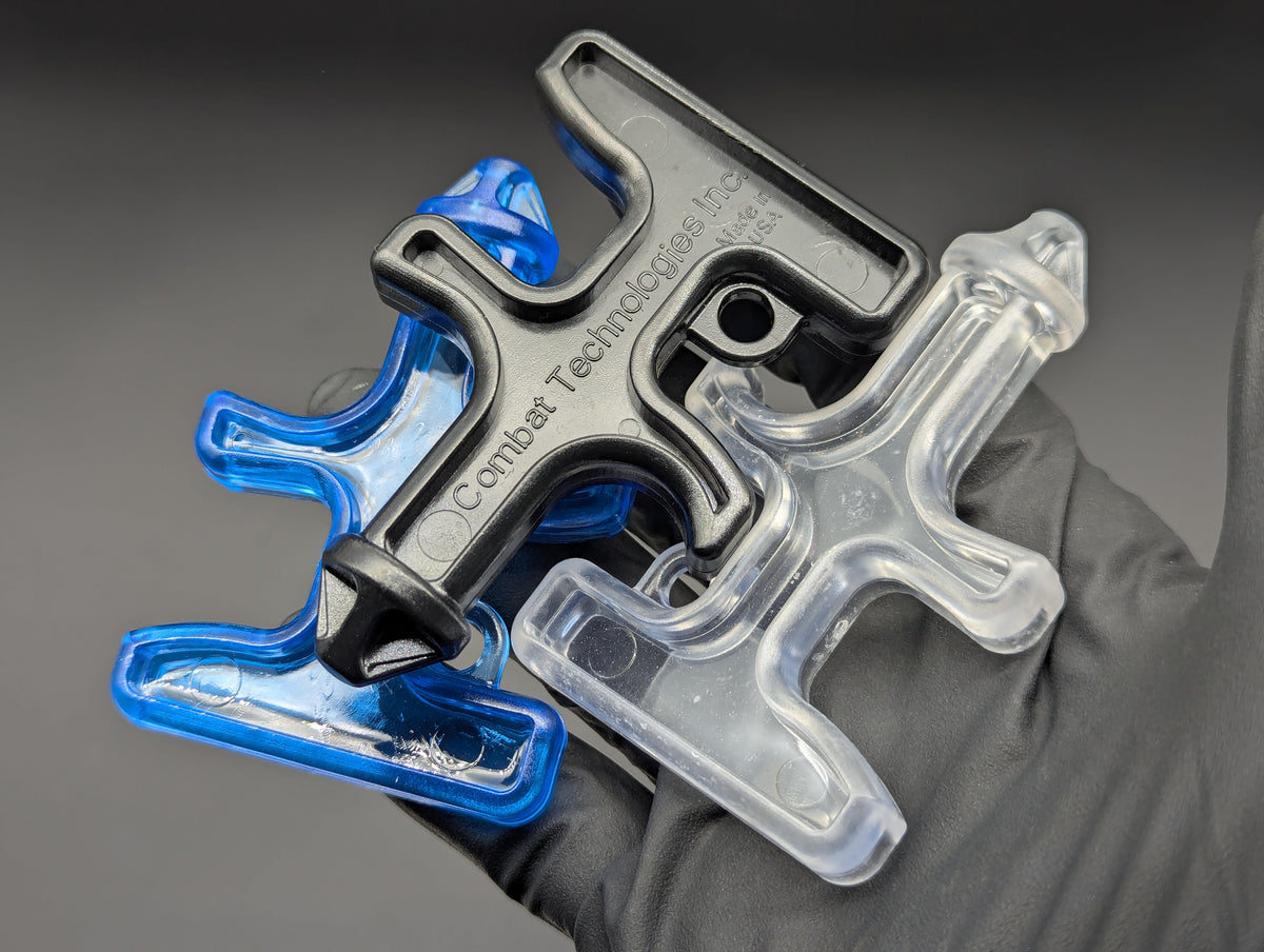 BLACK COMBAT TECHNOLOGIES IMPACT PLASTIC SELF DEFENSE KEYRINGS
