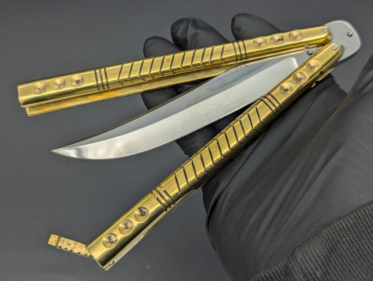 394G ULTRA HEAVYWEIGHT PHILIPPINES HANDMADE BALISONG 2T CLIP