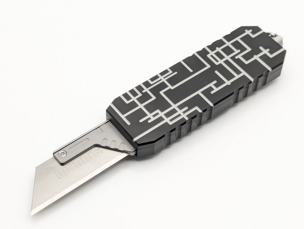 NEW GEN CNC MACHINED D/A OTF BOX CUTTER BLACK