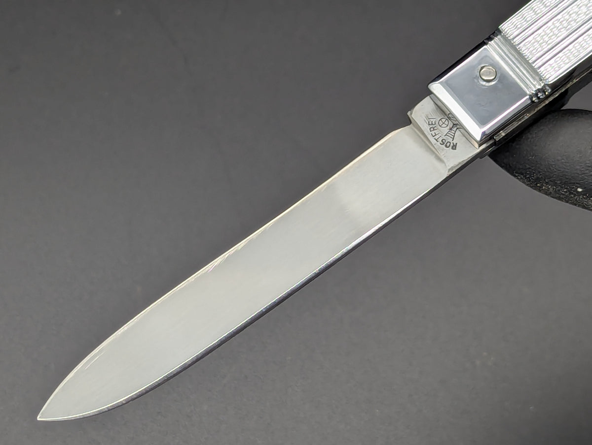 NOS ANTIQUE STAINLESS STEEL BONSA SWITCHBLADE LEVERLOCK KNIFE