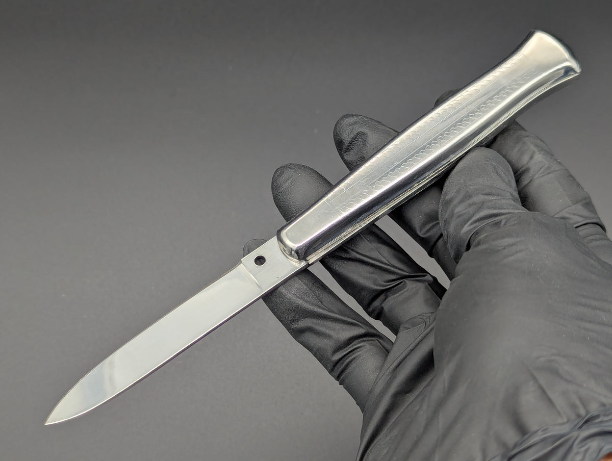 Vintage German BOBC Fantail Stainless Automatic Knife