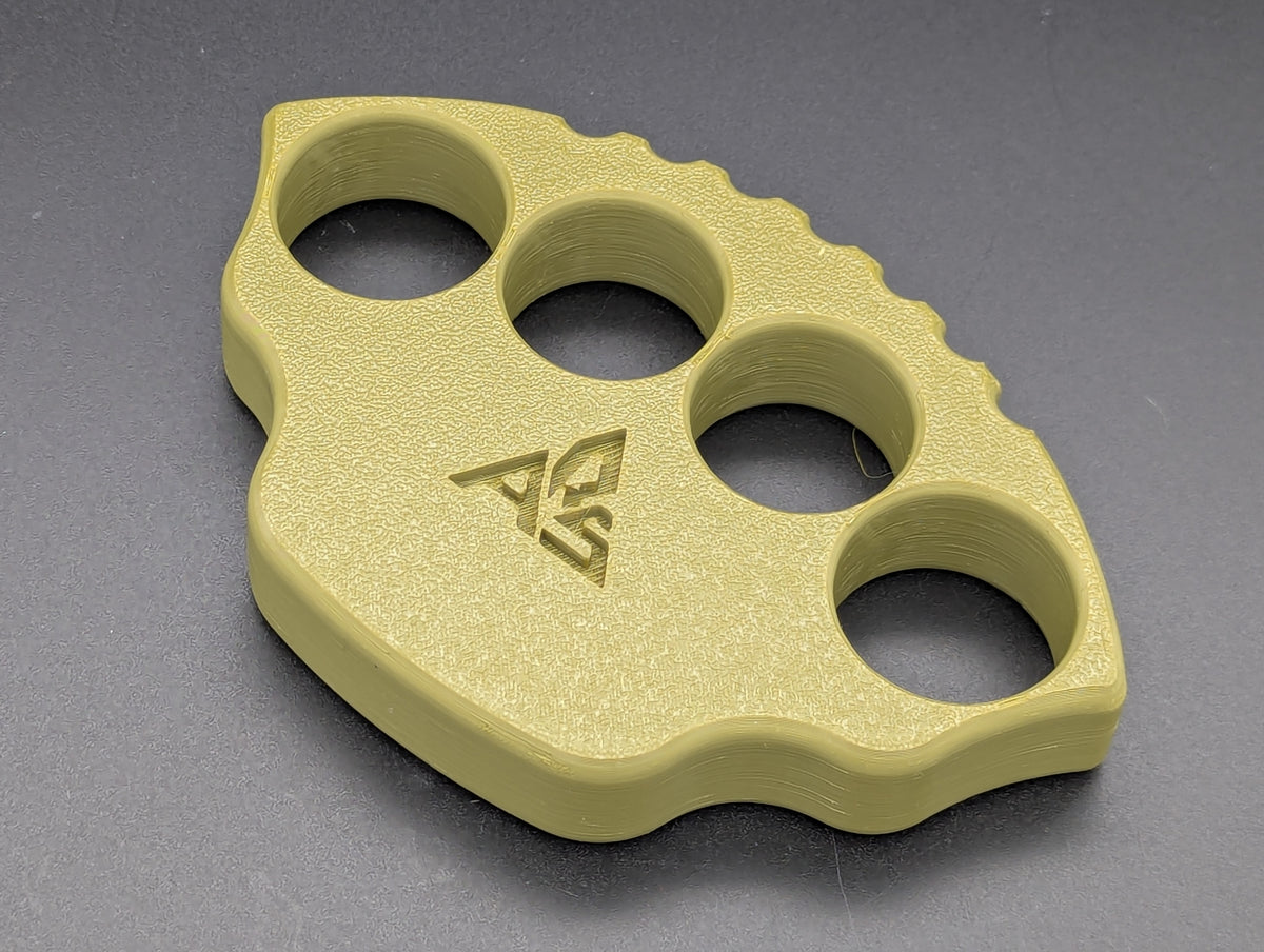 GREEN NPE 3/4" A.R.S. FAT BOY 3D PRINTED KNUCKLE DUSTER