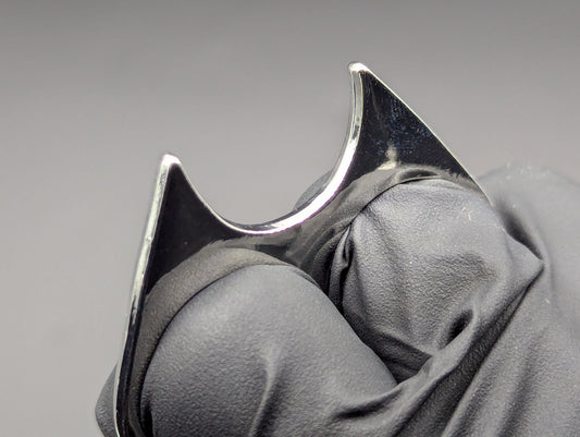 Chrome Stainless Steel Kitty "CAT" Self Defense Keyring