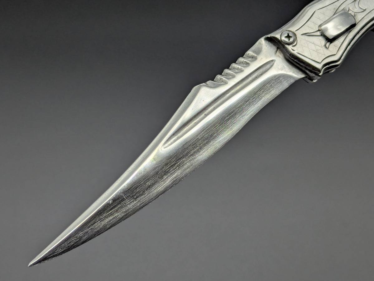 80's Soviet Era RPK SOLID STEEL Switchblade Knife