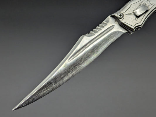 80's Soviet Era RPK SOLID STEEL Switchblade Knife