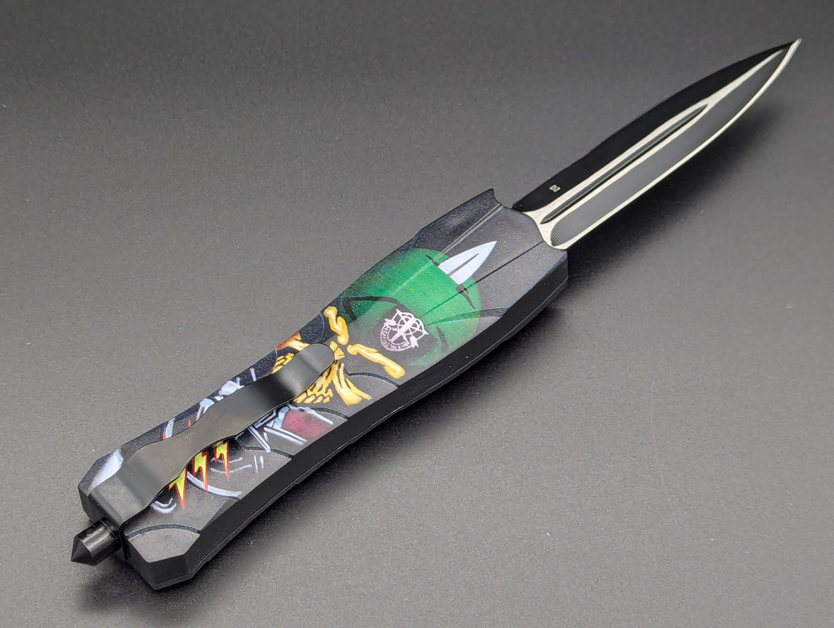 9" GREEN BERET DEATH VIPER D/A OTF KNIFE
