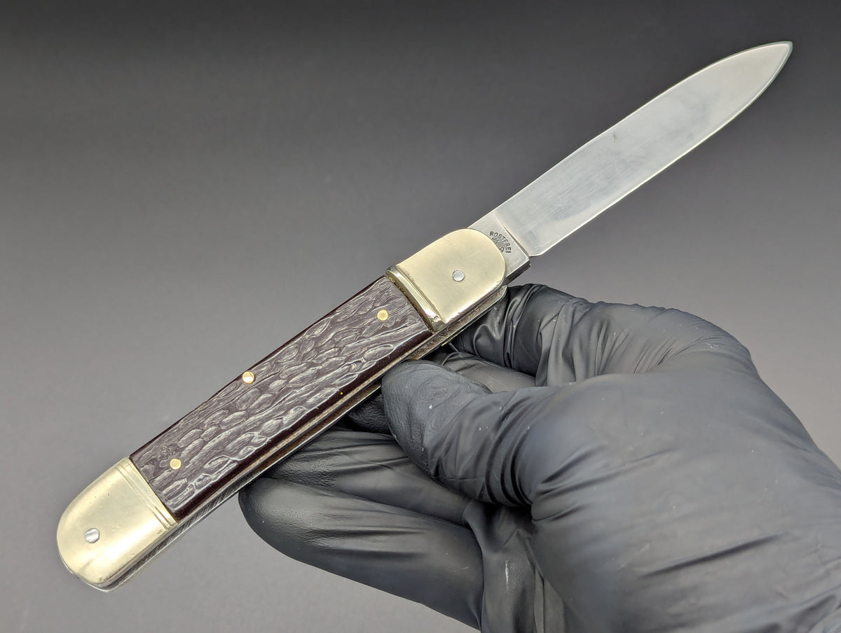 ANTIQUE BONSA "SPRINGER" SWITCHBLADE LEVERLOCK KNIFE