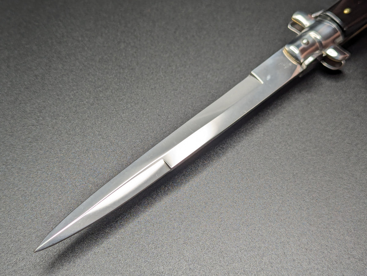 13" FRANK BELTRAME BUFFALO HORN ITALIAN STILETTO