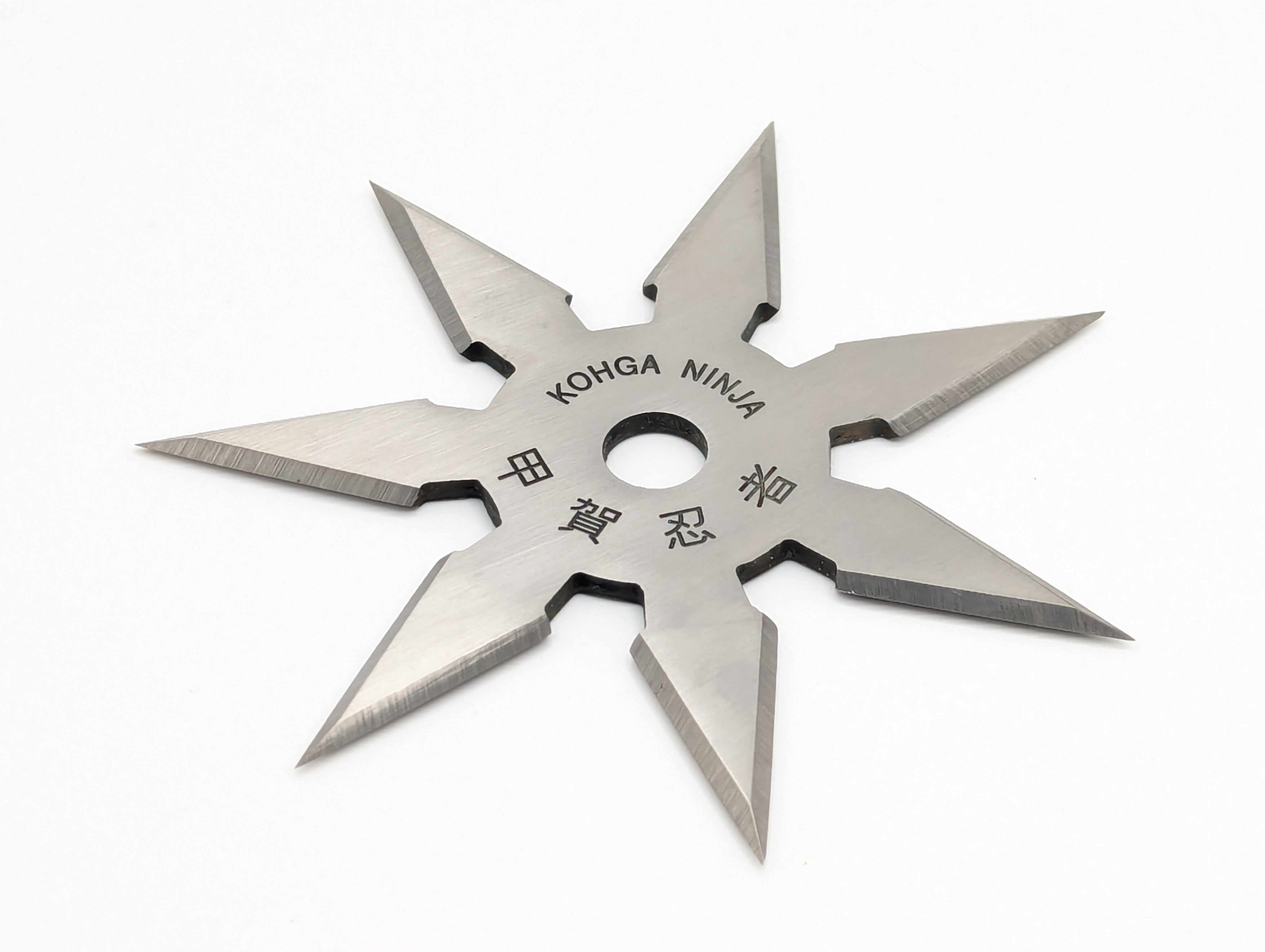 ポンコツスター 7 POINT NINJA KOHGA STAINLESS THROWING STAR SHURIKEN – LIGHTNING