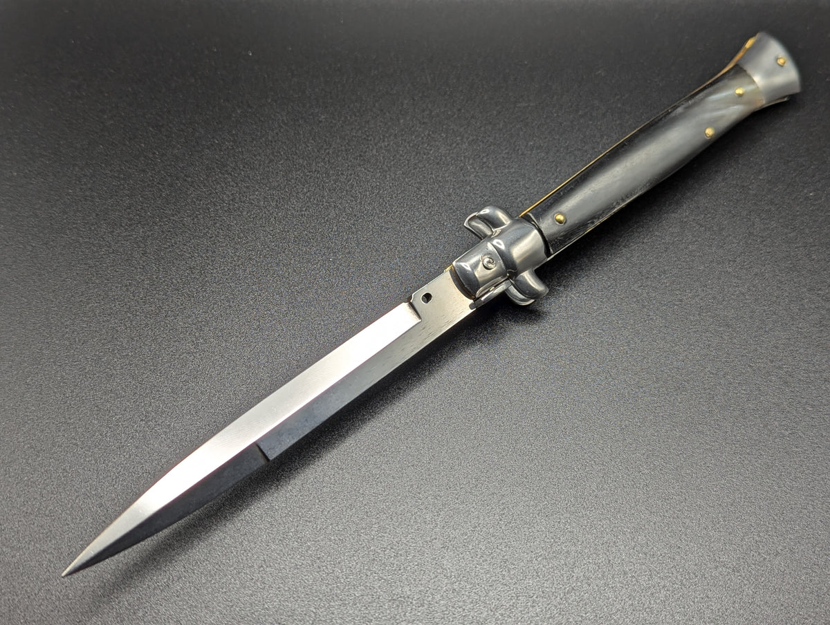 11" FRANK BELTRAME BRAZILIAN HORN ITALIAN STILETTO BAYONET