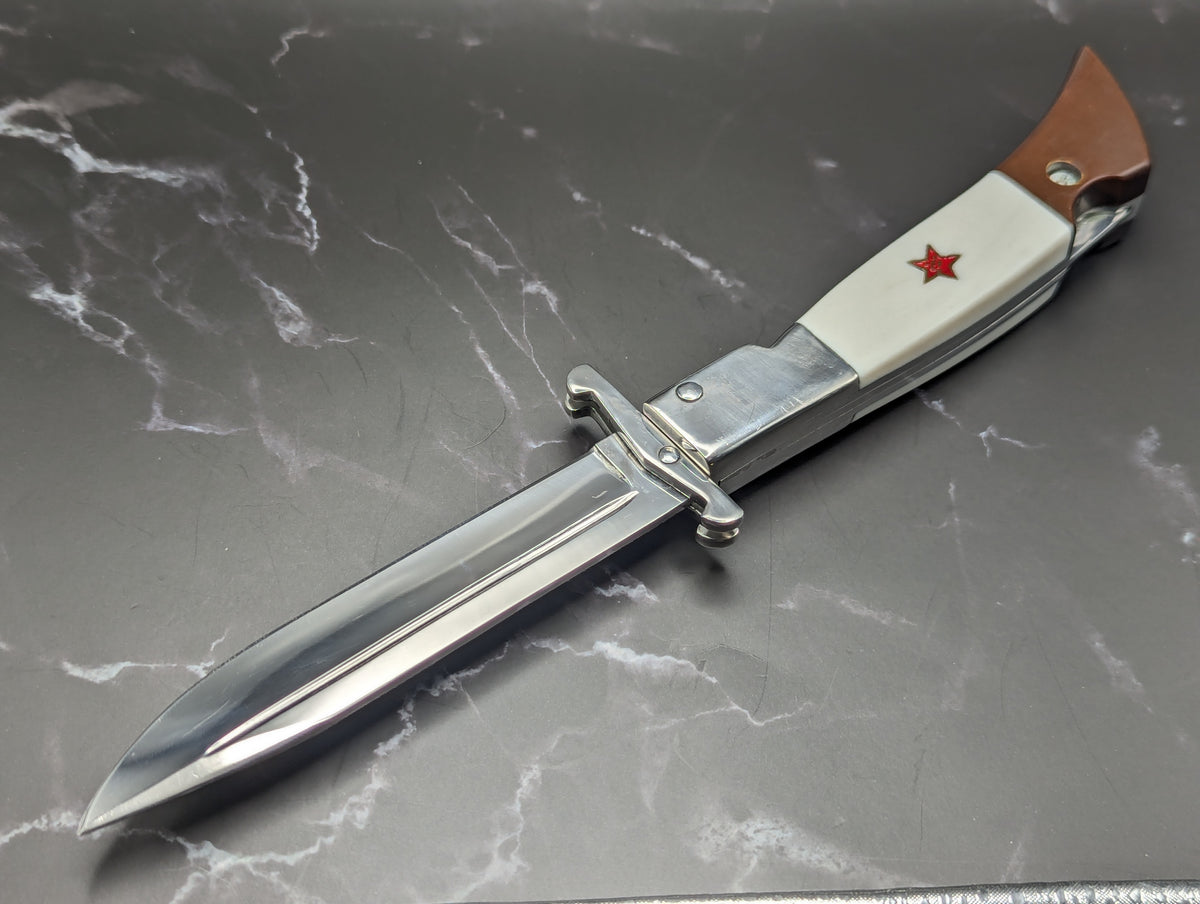 Russian NKVD FINK Handmade Swinguard Switchblade Knife