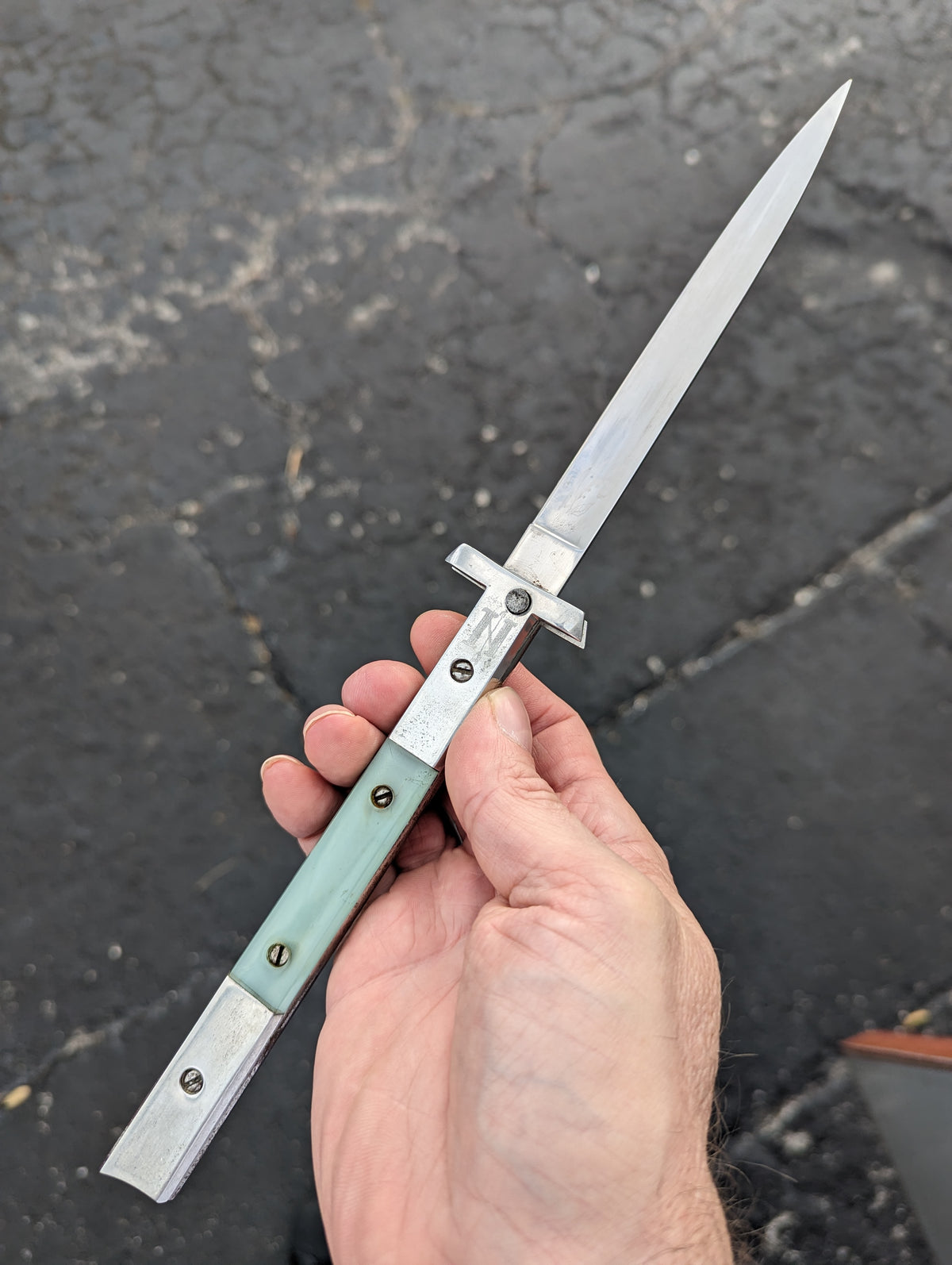 Vintage Russian Prison Made XXL 13" Stiletto Knife