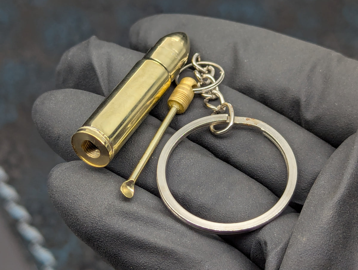 Mini Spoon Novelty Bullet Keychain