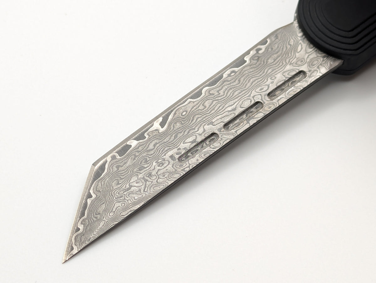 9.25" TANTO DAMASCUS D/A OTF AUTOMATIC KNIFE