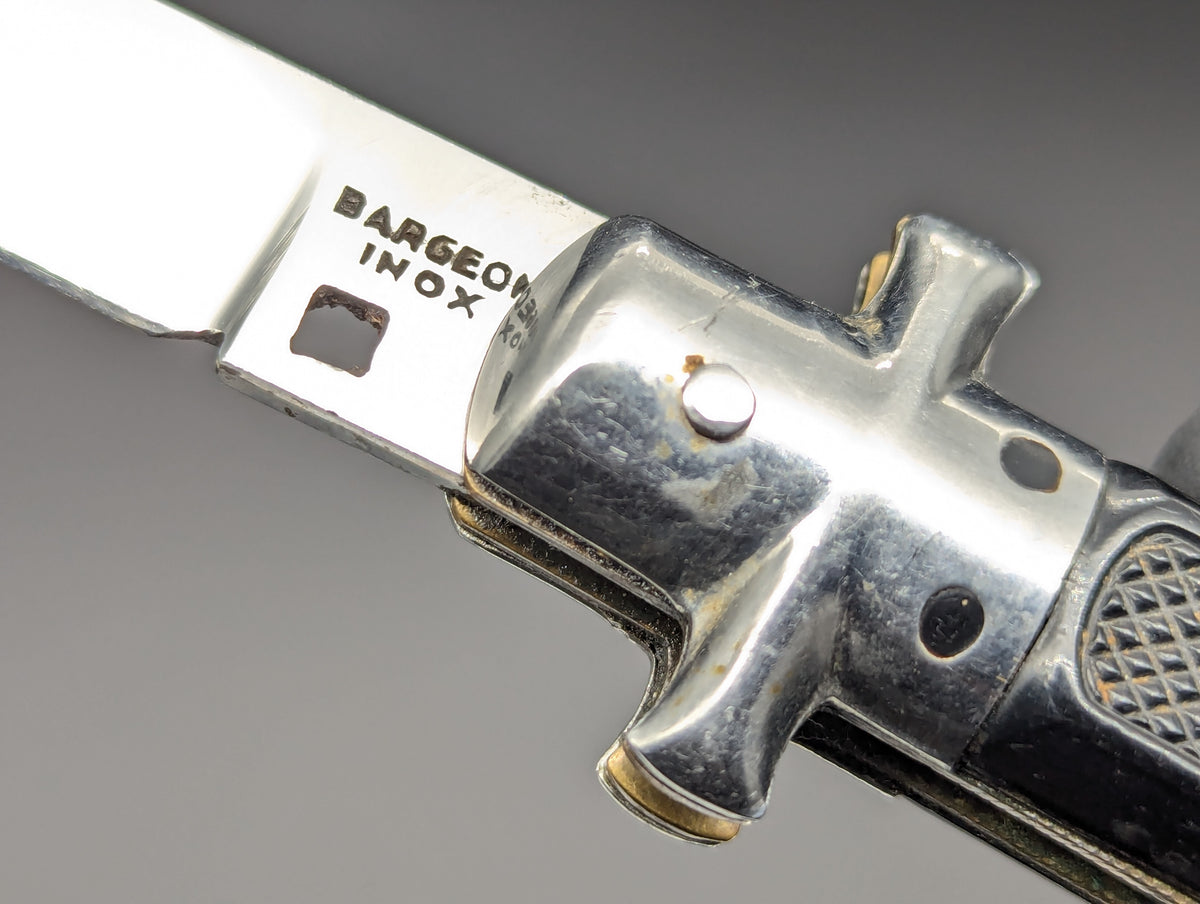 ANTIQUE FRENCH BARGEON MALTESE SWITCHBLADE KNIFE LG