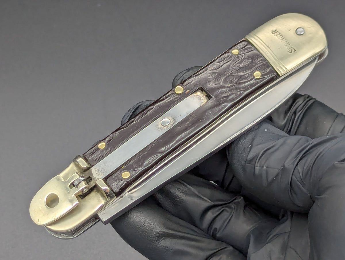 ANTIQUE BONSA "SPRINGER" SWITCHBLADE LEVERLOCK KNIFE