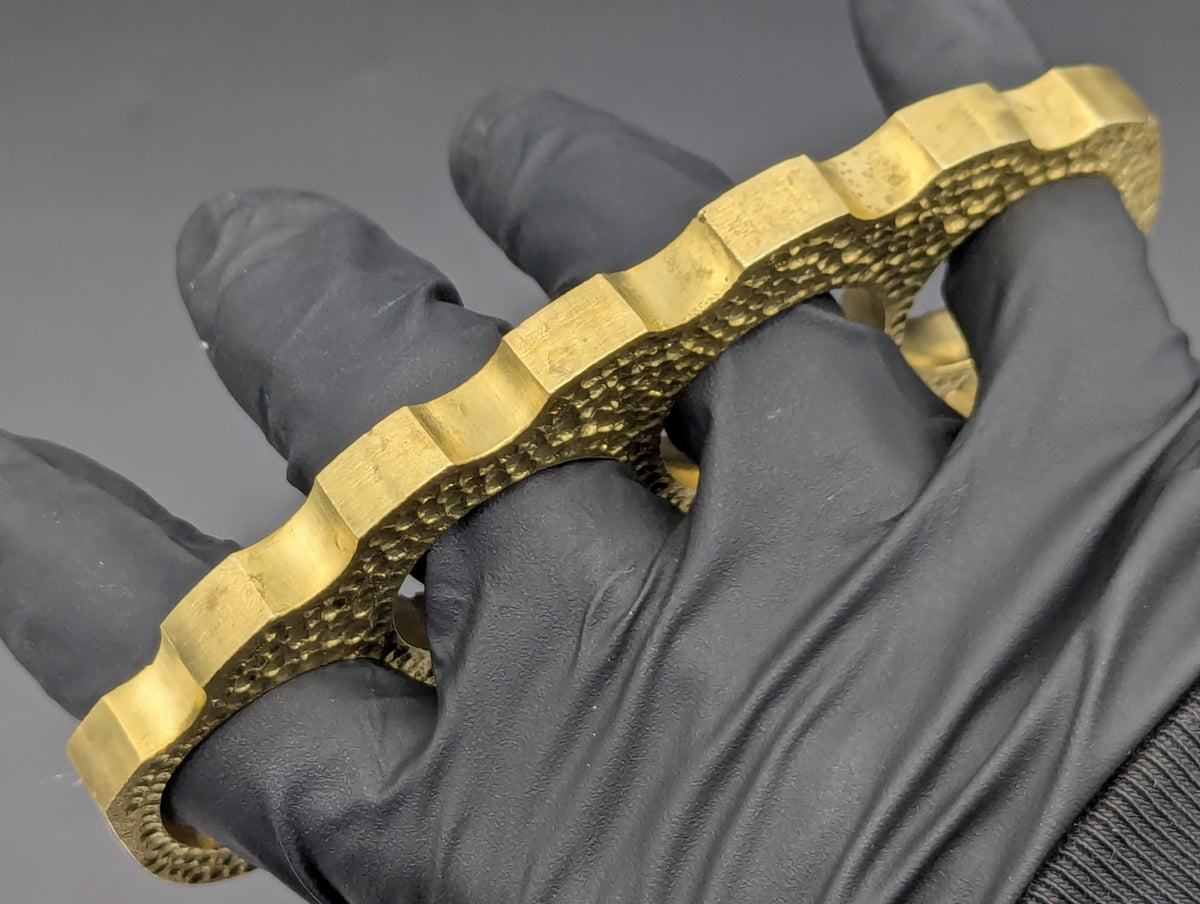 LUCKY 13 BRASS STOCK KNUCKLE DUSTER