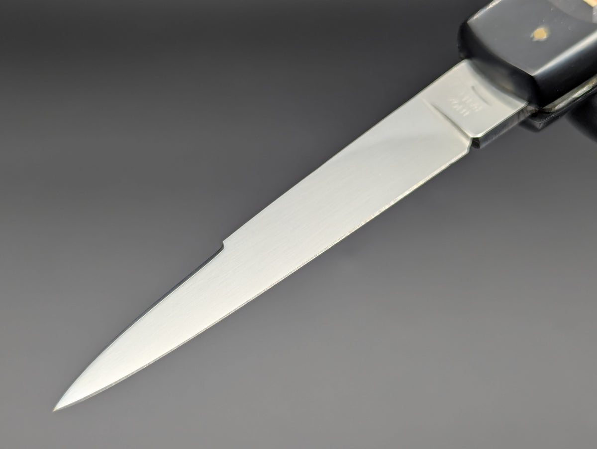 NOS VINTAGE PATENT FLYLOCK AUTOMATIC SWITCHBLADE KNIFE