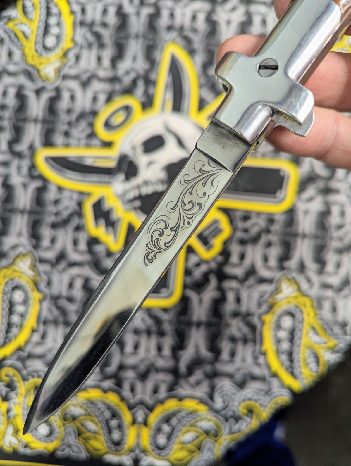 Vintage Russian Prison Made XL Stiletto Knife
