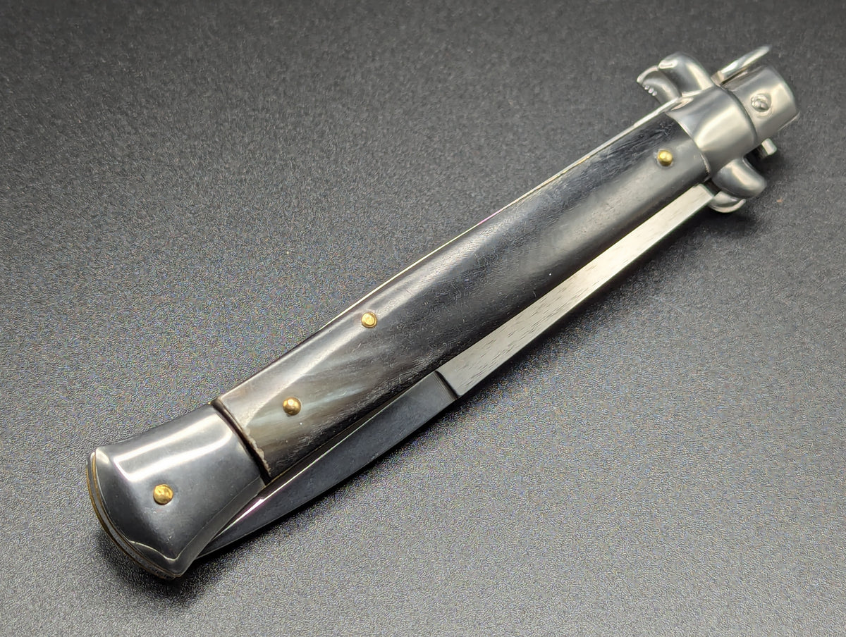 11" FRANK BELTRAME BRAZILIAN HORN ITALIAN STILETTO BAYONET