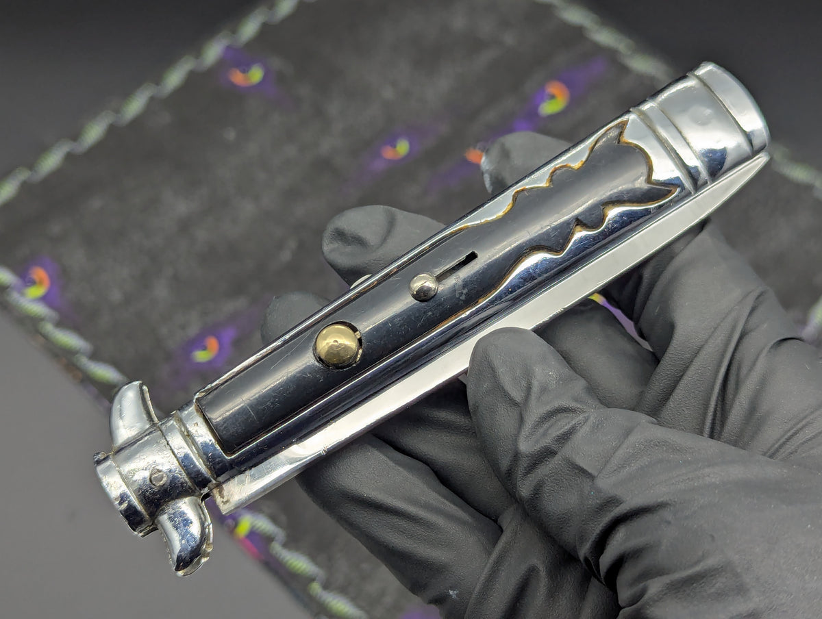 Antique Toledo Spain Hell Raiser Spanish Stiletto Switchblade Knife