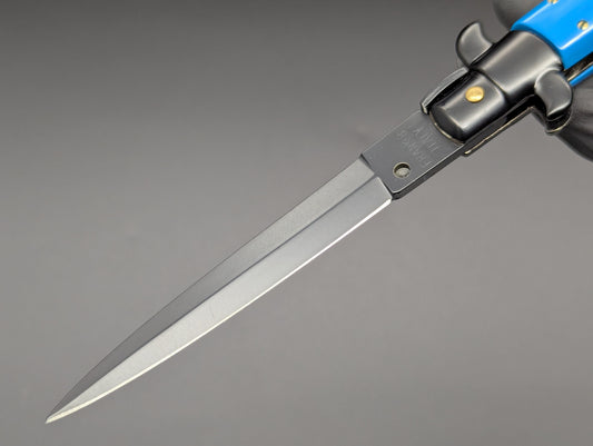 NOS 9" Frank Beltrame BLUE Tactical Italian Stiletto Knife Dagger