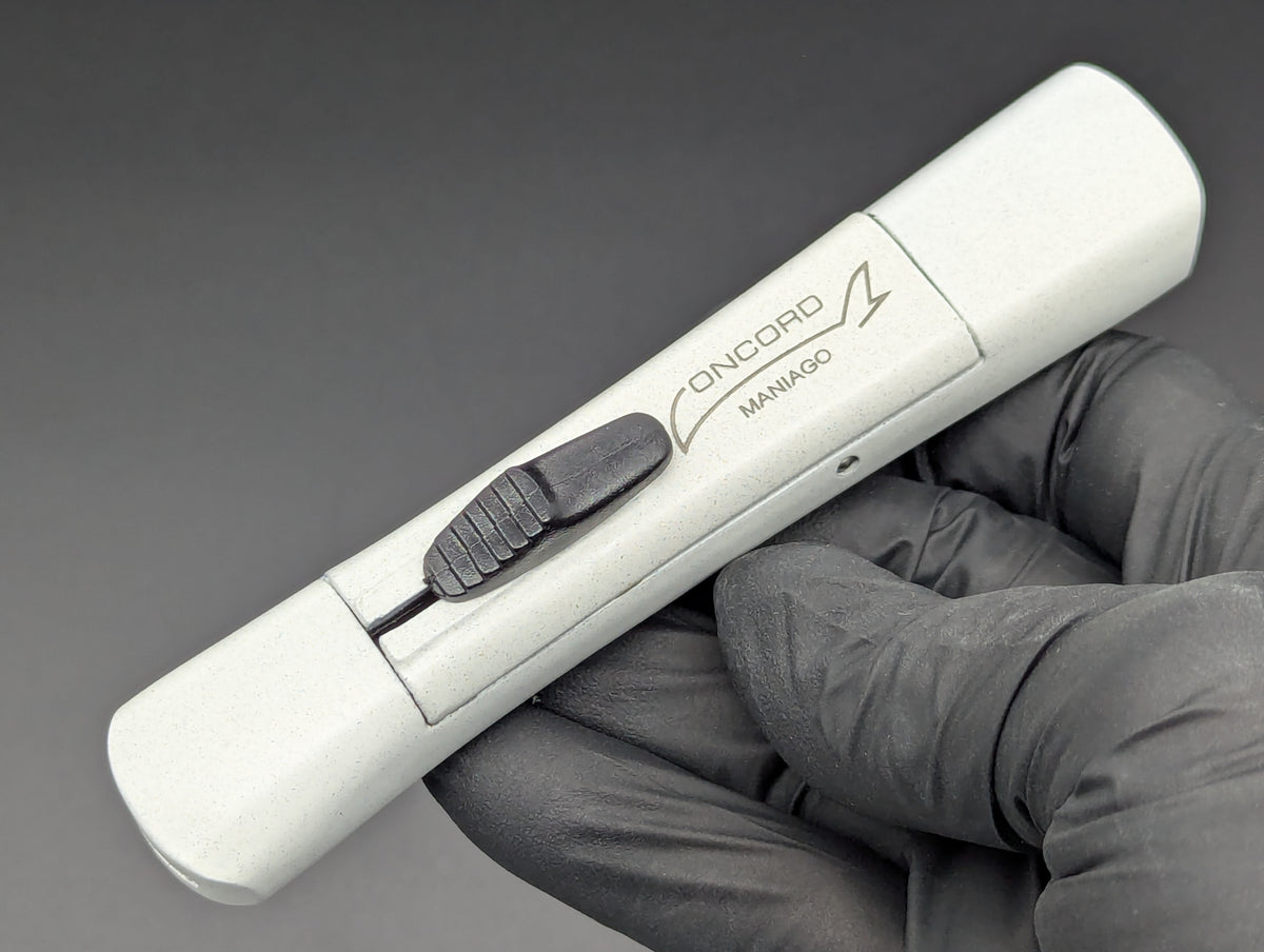 White Concord Italy D/A OTF Knife Re-Release