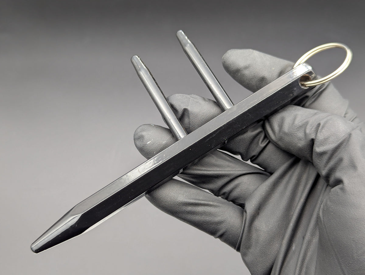 OLD SCHOOL STEEL NINJA SPIKE KUBATON KEYRING