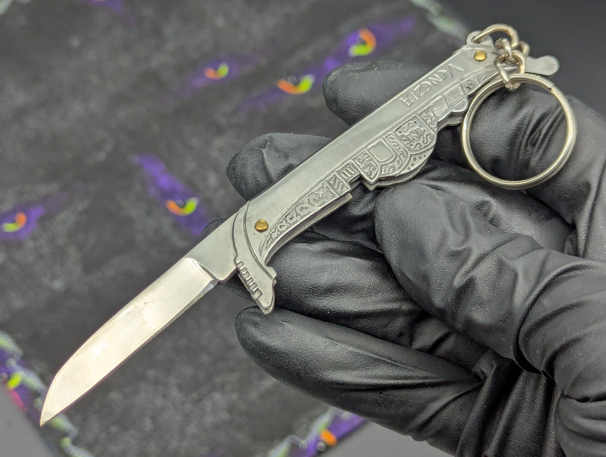 VINTAGE VENEZIA GONDOLA ITALIAN SWITCHBLADE TOURISM KEYRING