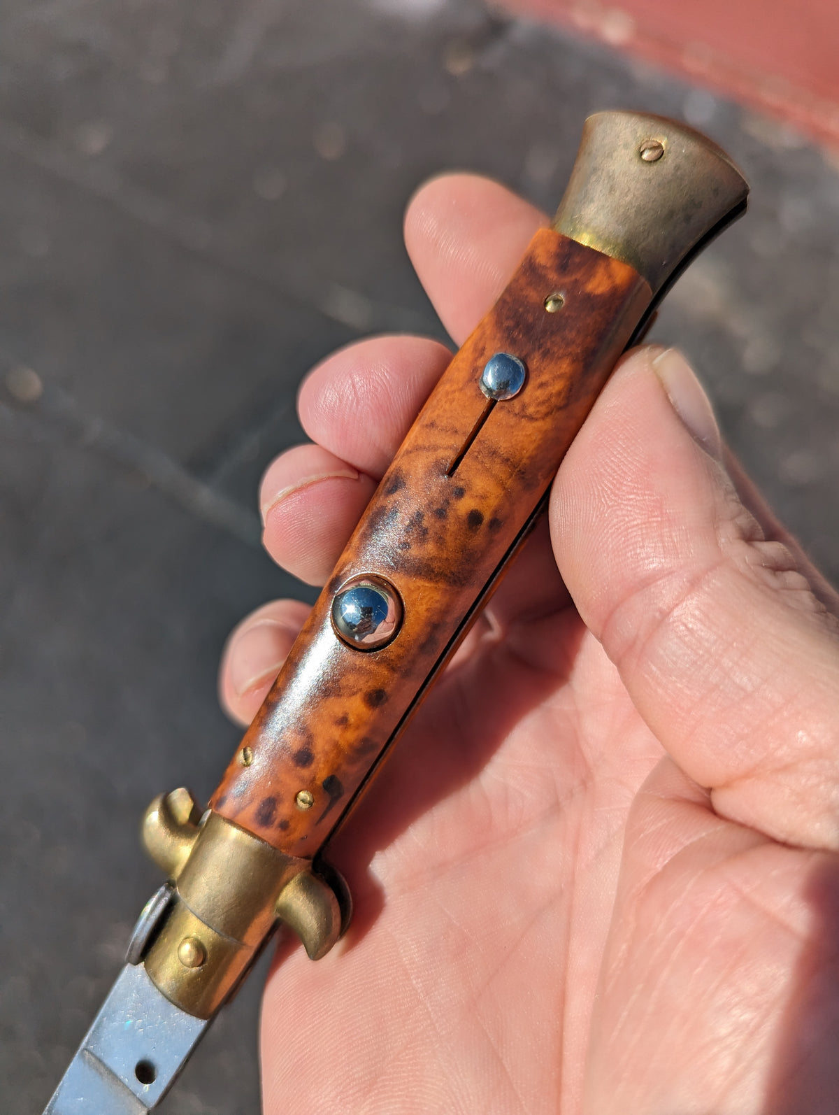 8" NEW OLD STOCK VINTAGE "LINDER" ITALIAN STILETTO